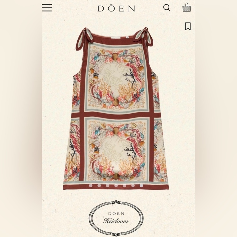 Doen Malia Dress in Coquillages des Biarritz